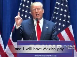 trump mexico build the wall